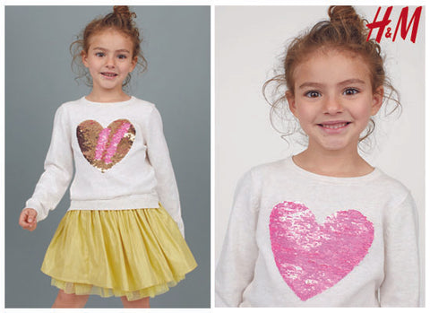 Sequin-motif jumper