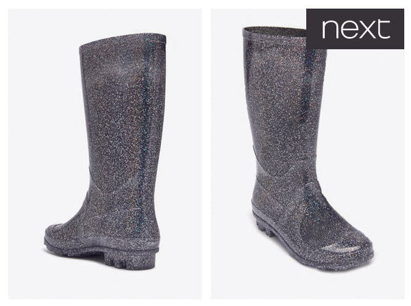 Next glitter wellies best sale