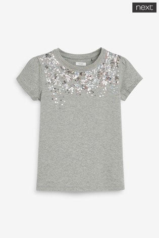 Smiley world sequins T-shirt