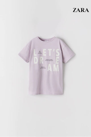 LONG T-SHIRT WITH TEXT