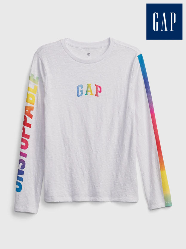 Kids Gap Logo T-Shirt optic white