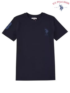 Boys Short Sleeve T Shirt - Navy