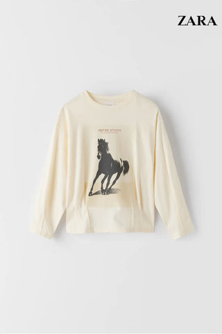 HORSE PRINT T-SHIRT