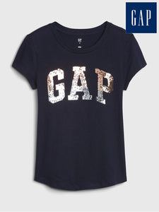 Kids Flippy Sequin Gap Logo T-Shirt