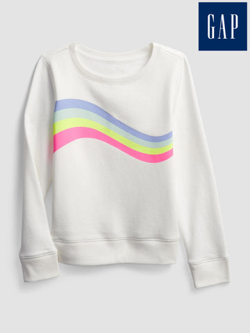 Kids Recycled Graphic Crewneck Sweatshirt