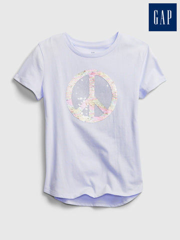 Kids Flippy Sequin Graphic tshirt