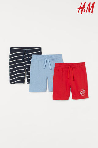 3-pack jersey shorts