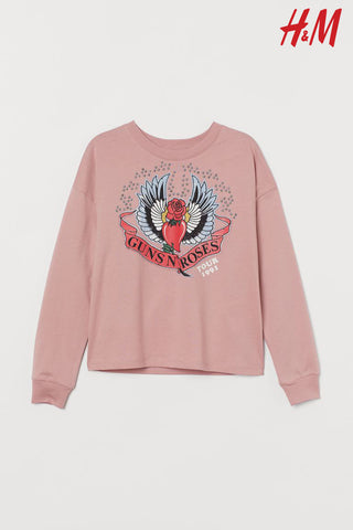 Printed sweatshirt Guns & Roses