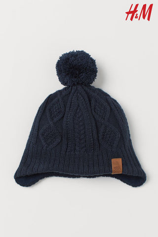Fleece-lined hat