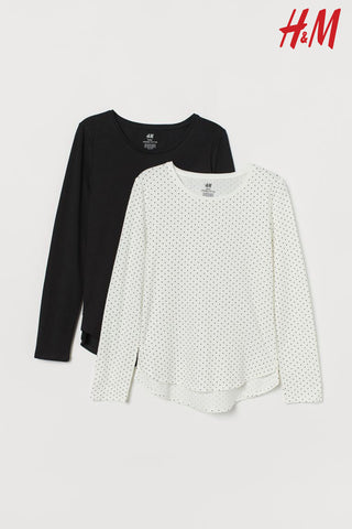 2-pack long-sleeve jersey tops