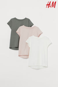 3-pack cotton T-shirts