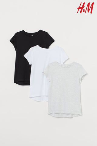 3-pack cotton T-shirts