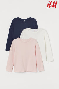 3-pack long-sleeved tops